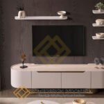 TV Stand Minimalis Modern Solid Duco Color Furniture Jepara JF-372
