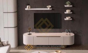 TV Stand Minimalis Modern Solid Duco Color Furniture Jepara JF-372