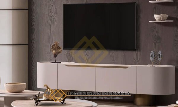 TV Stand Minimalis Modern Solid Duco Color Furniture Jepara JF-372.1