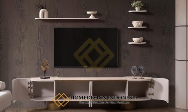 TV Stand Minimalis Modern Solid Duco Color Furniture Jepara JF-372.2
