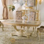 Jual Meja Makan Ukiran Jepara Majestic Luxury Carving JF-391