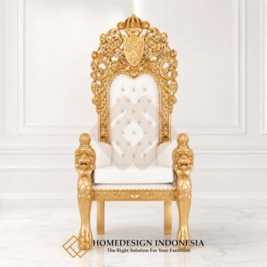King Of Thrones Chair Elegant Golden Shine JF 381.1