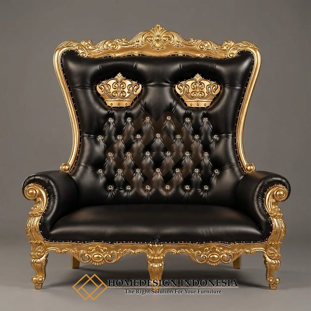 Luxury Queen Chair Crown Carving Design Best Seller JF-385