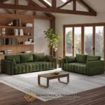 Model Sofa Tamu Minimalis Jepara Green Latern Soft Fabric JF-395