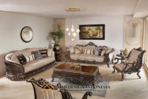 Set Sofa Mewah Klasik Ukiran Grand Palace Luxury JF-402