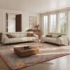 Set Sofa Tamu Minimalis Terbaru Rangka Kayu Jati Premium JF-393