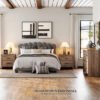 Set Tempat Tidur Minimalis Kayu Jati Solid Kualitas JF-411