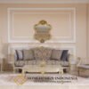 Sofa Tamu Mewah Ukir Jepara Solid Gold Combine Exclusive JF-418