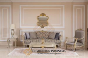 Sofa Tamu Mewah Ukir Jepara Solid Gold Combine Exclusive JF-418