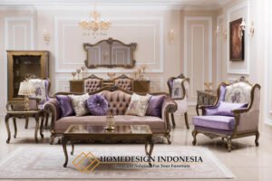 Sofa Tamu Ukiran Jepara Elegant Carving Majestic JF-419