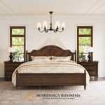 Tempat Tidur Jati Minimalis Klasik Desain Anggun JF-410
