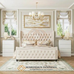 Tempat Tidur Minimalis Modern Full Fabric Exclusive JF-409