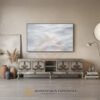 Bufet TV Mewah Ukiran Jepara Desain Living Room Cantik JF-389