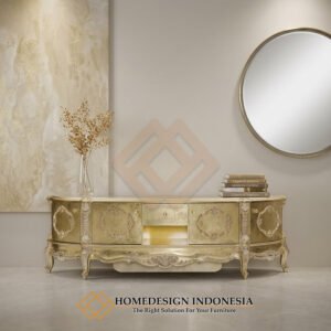 Bufet TV Ukiran Mewah Baroque Carved Style Luxury JF-390