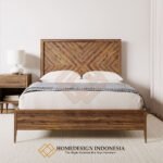 Desain Tempat Tidur Minimalis Jati Simple Elegant RF-430