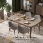 Harga Meja Makan Minimalis Modern Desain Cantik JF-436