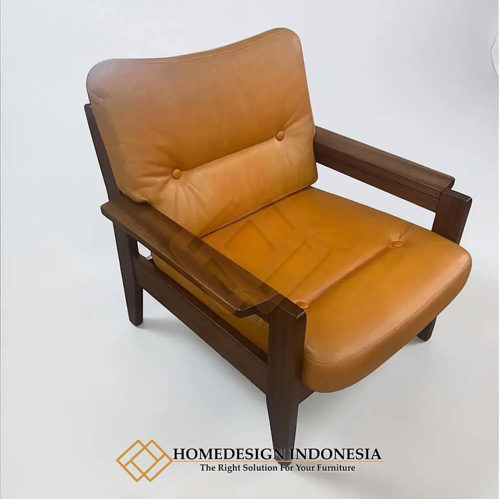 Kursi Sofa Jati Minimalis Klasik Natural Glossy JF-377.1 Kursi Sofa Jati Minimalis Klasik Natural Glossy JF-377.1