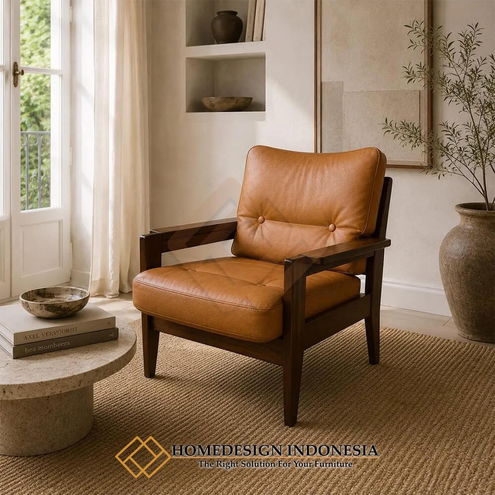 Kursi Sofa Jati Minimalis Klasik Natural Glossy JF-377 Kursi Sofa Jati Minimalis Klasik Natural Glossy JF-377