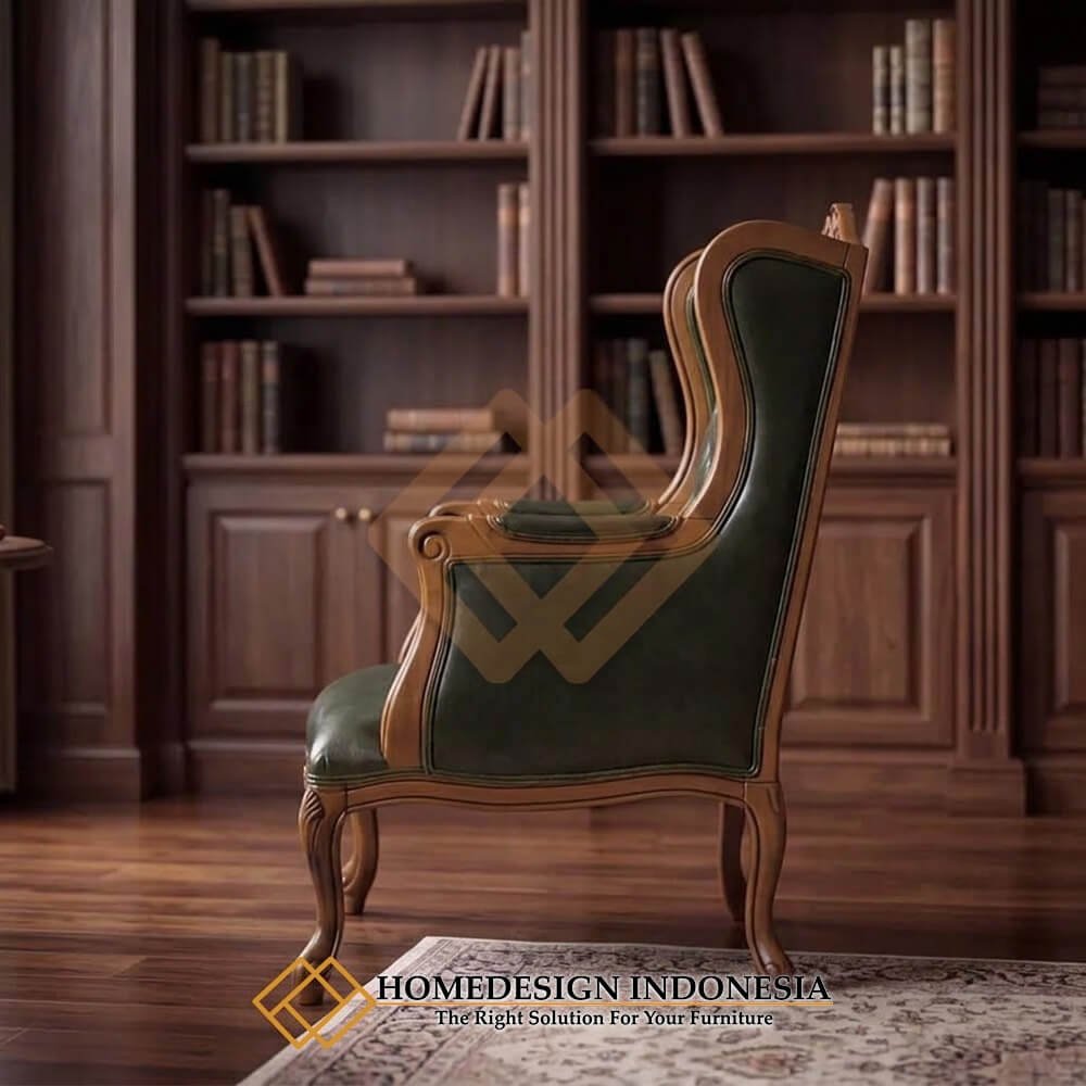 Kursi Sofa Jepara Minimalis Terbaru Wing Chair Classic Design JF-380.1 Kursi Sofa Jepara Minimalis Terbaru Wing Chair Classic Design JF-380.1