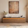 Meja TV Minimalis Modern Futuristic Style With LED Lamp JF-394