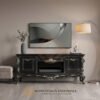 Meja TV Ukiran Mewah Baroque Majestic Style Solid Duco JF-392