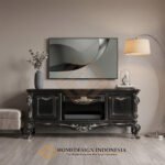 Meja TV Ukiran Mewah Baroque Majestic Style Solid Duco JF-392 3 Meja TV Ukiran Mewah Baroque Majestic Style Solid Duco JF-392