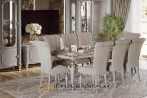 Set Meja Makan Minimalis Jepara Gorgeous Style JF-434