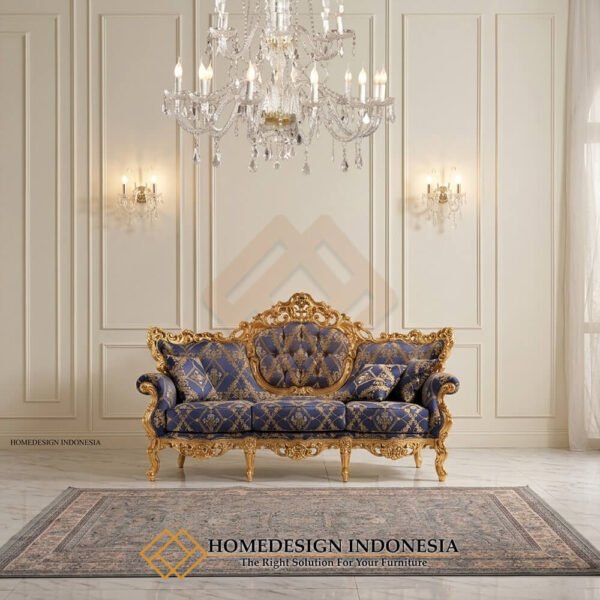 Set Sofa Tamu Mewah Klasik Gold Carving Classic Majesty JF-387.1