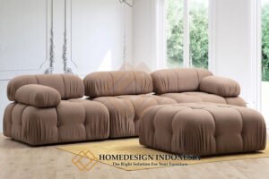 Sofa L Minimalis Terbaru Bubble Style Desain Cantik JF-426
