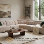 Sofa Ruang Tamu Sudut Minimalis Soft Royal Foam JF-425