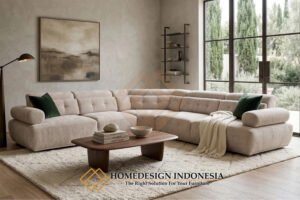 Sofa Ruang Tamu Sudut Minimalis Soft Royal Foam JF-425