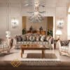 Sofa Tamu Jepara Mewah Klasik Ukiran Elegant Turkish Fabric JF-388
