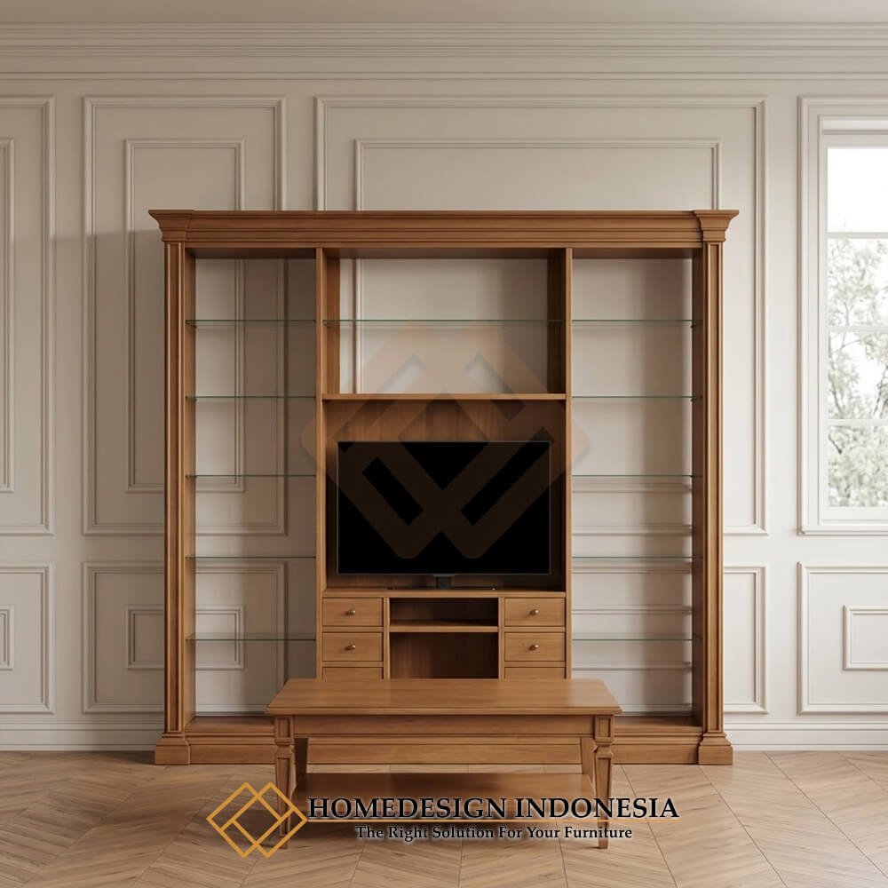 Bufet TV Jati Minimalis Modern Solid Premium Teak Wood JF-434 Bufet TV Jati Minimalis Modern Solid Premium Teak Wood JF-434