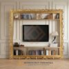 Bufet TV Mewah Elegan Frame Design Ukiran Klasik Cantik JF-437