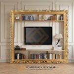 Bufet TV Mewah Elegan Frame Design Ukiran Klasik Cantik JF-437 3 Bufet TV Mewah Elegan Frame Design Ukiran Klasik Cantik JF-437