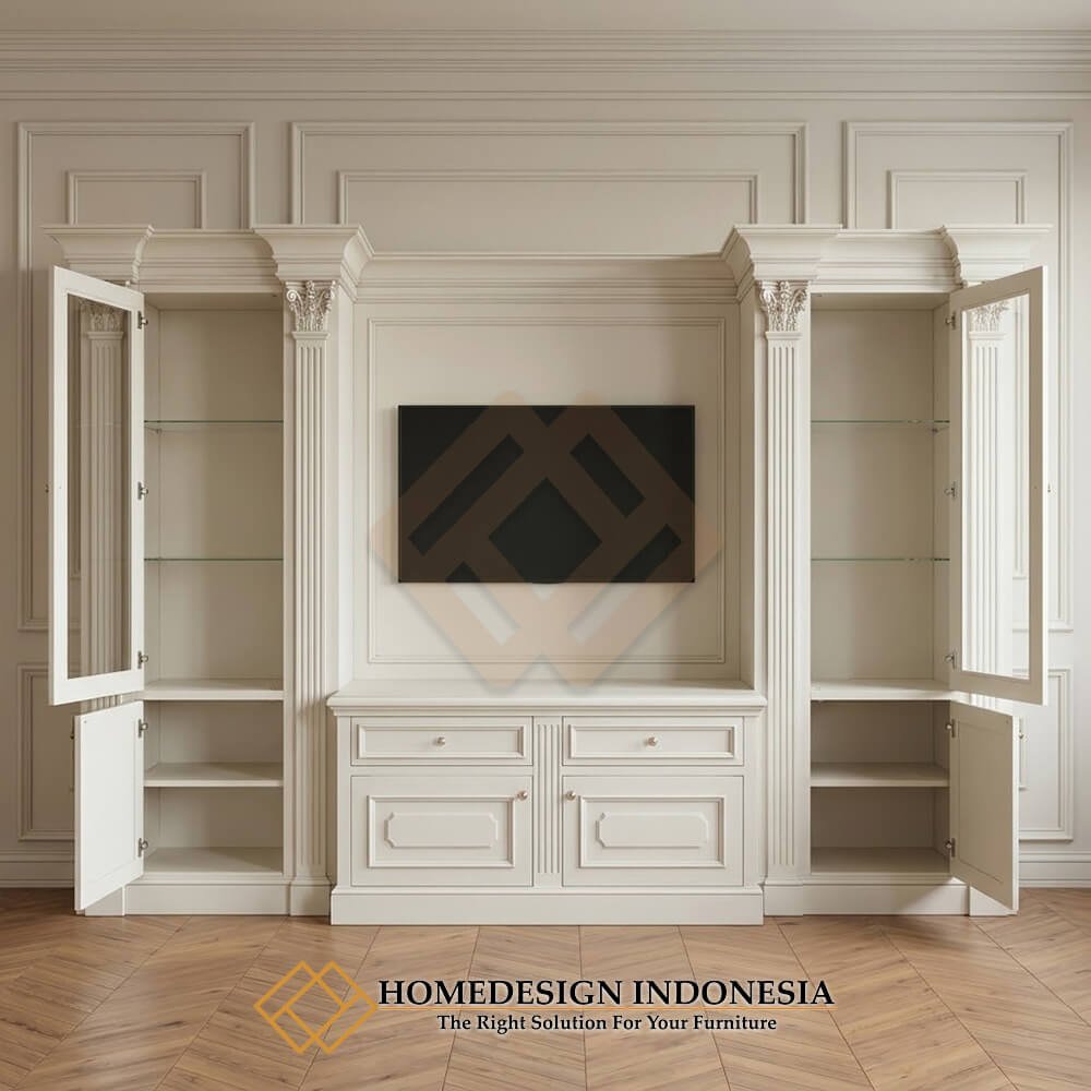 Bufet TV Minimalis Mewah Elegant Solid Duco Color JF-433.1 Bufet TV Minimalis Mewah Elegant Solid Duco Color JF-433.1