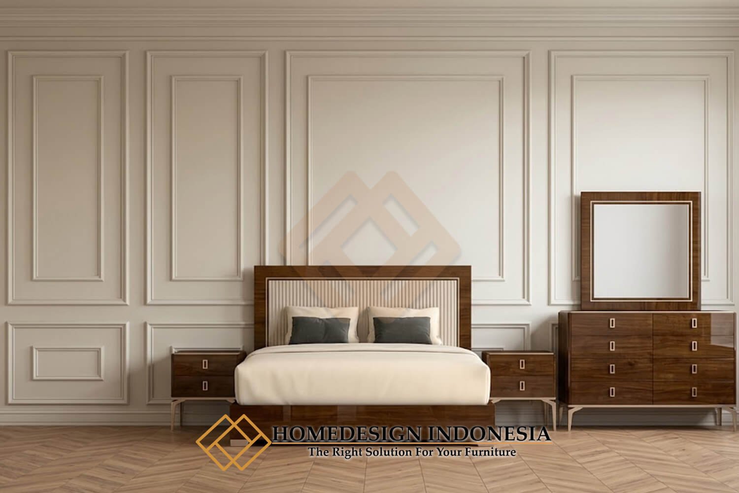 Dipan Minimalis Modern Vallena Solid Premium Wood JF-452 Dipan Minimalis Modern Vallena Solid Premium Wood JF-452