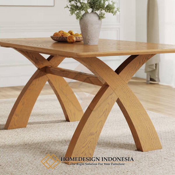 Harga Meja Makan Minimalis Jepara Kayu Jati Solid Premium JF-399.1