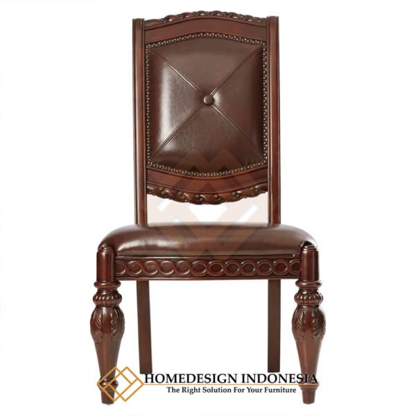 Kursi Makan Jati Mewah Klasik Ukiran Jepara Solid Premium Wood JF-422.1
