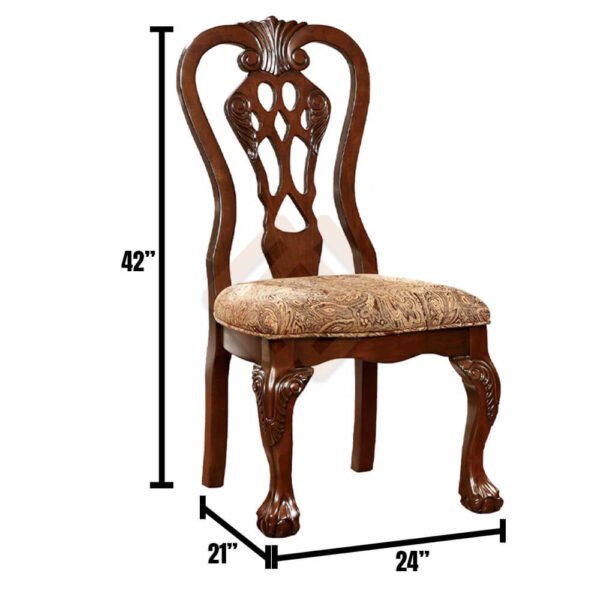 Kursi Makan Mewah Kayu Jati Klasik Luxury Carved JF-421.2