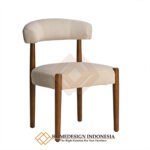 Kursi Makan Minimalis Terbaru Kayu Jati Solid Soft Royal Foam JF-418