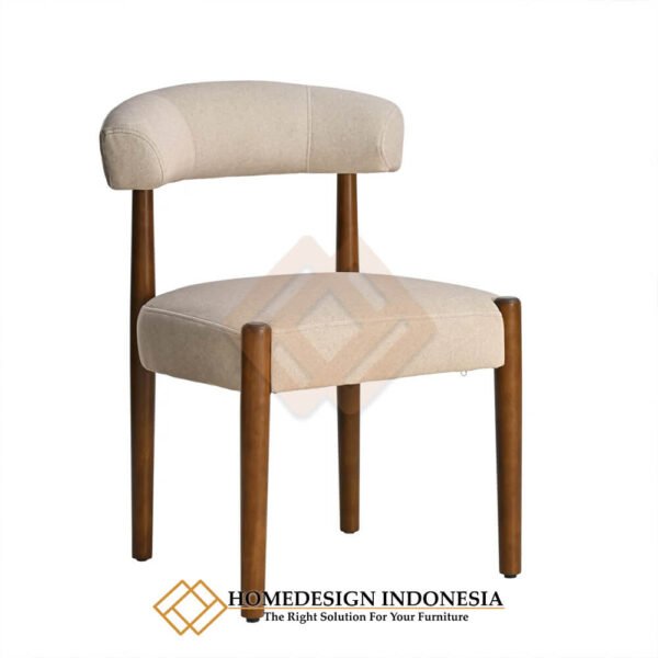 Kursi Makan Minimalis Terbaru Kayu Jati Solid Soft Royal Foam JF-418
