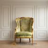 Kursi Sofa Mewah Emas Wingback Design Furniture Jepara Klasik JF-448