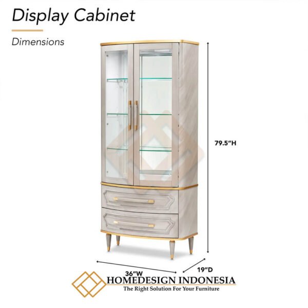 Lemari Hias Mewah Minimalis Modern Elegant Design JF-425.2