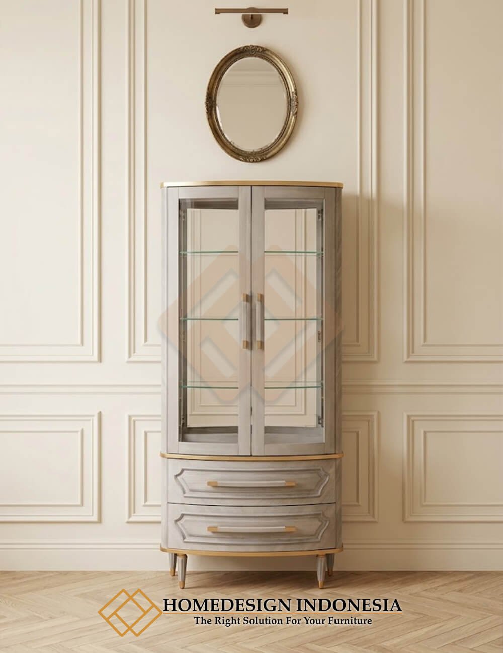 Lemari Hias Mewah Minimalis Modern Elegant Design JF-425