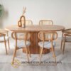 Meja Makan Jati Minimalis Modern Design Furniture Elegant JF-416