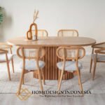 Meja Makan Jati Minimalis Modern Design Furniture Elegant JF-416
