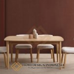 Meja Makan Jepara Minimalis Exclusive Solid Premium Teak Wood JF-415