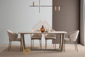 Meja Makan Minimalis Modern Desain Simple Elegant JF-413