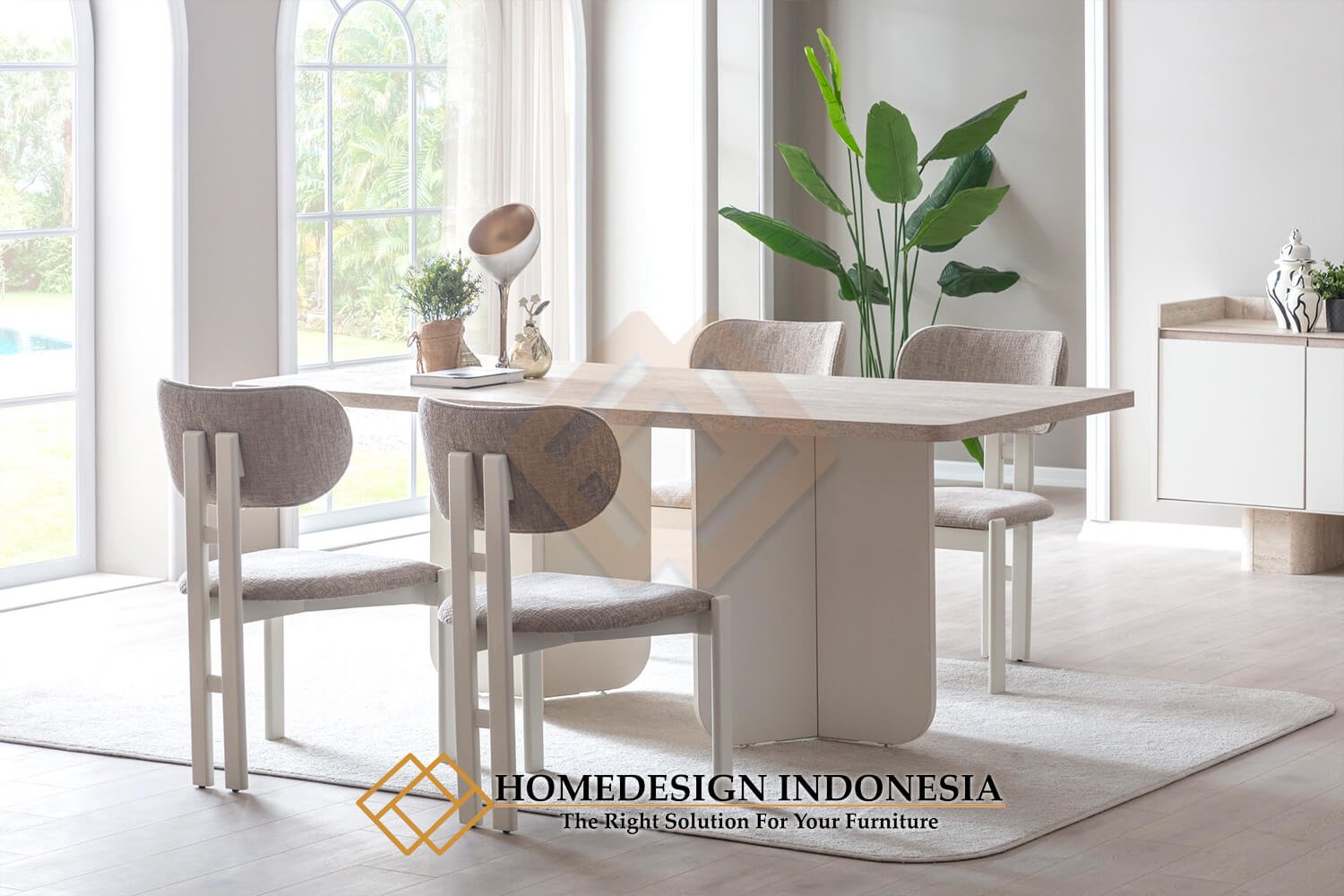 Meja Makan Minimalis Terbaru Model Ruangan Simple JF-414 1 Meja Makan Minimalis Terbaru Model Ruangan Simple JF-414.1
